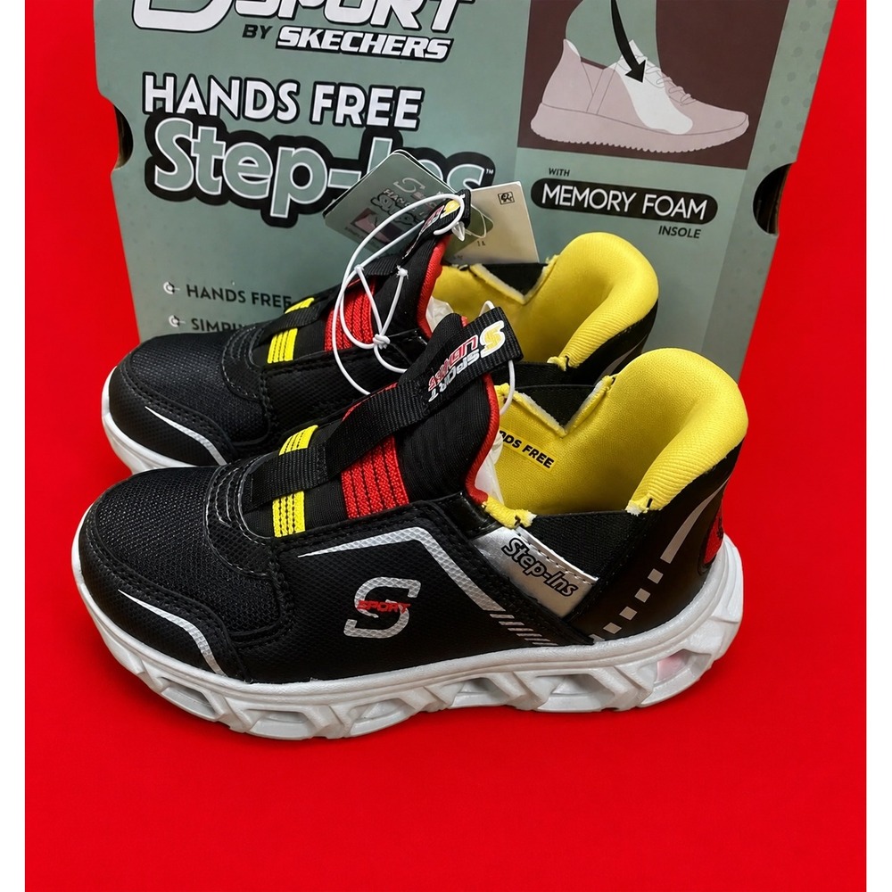 S Sport Skechers Toddler Kids Kaleb Step-Ins Sneakers light up